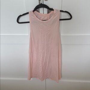 Lululemon tie tank pink  size 8